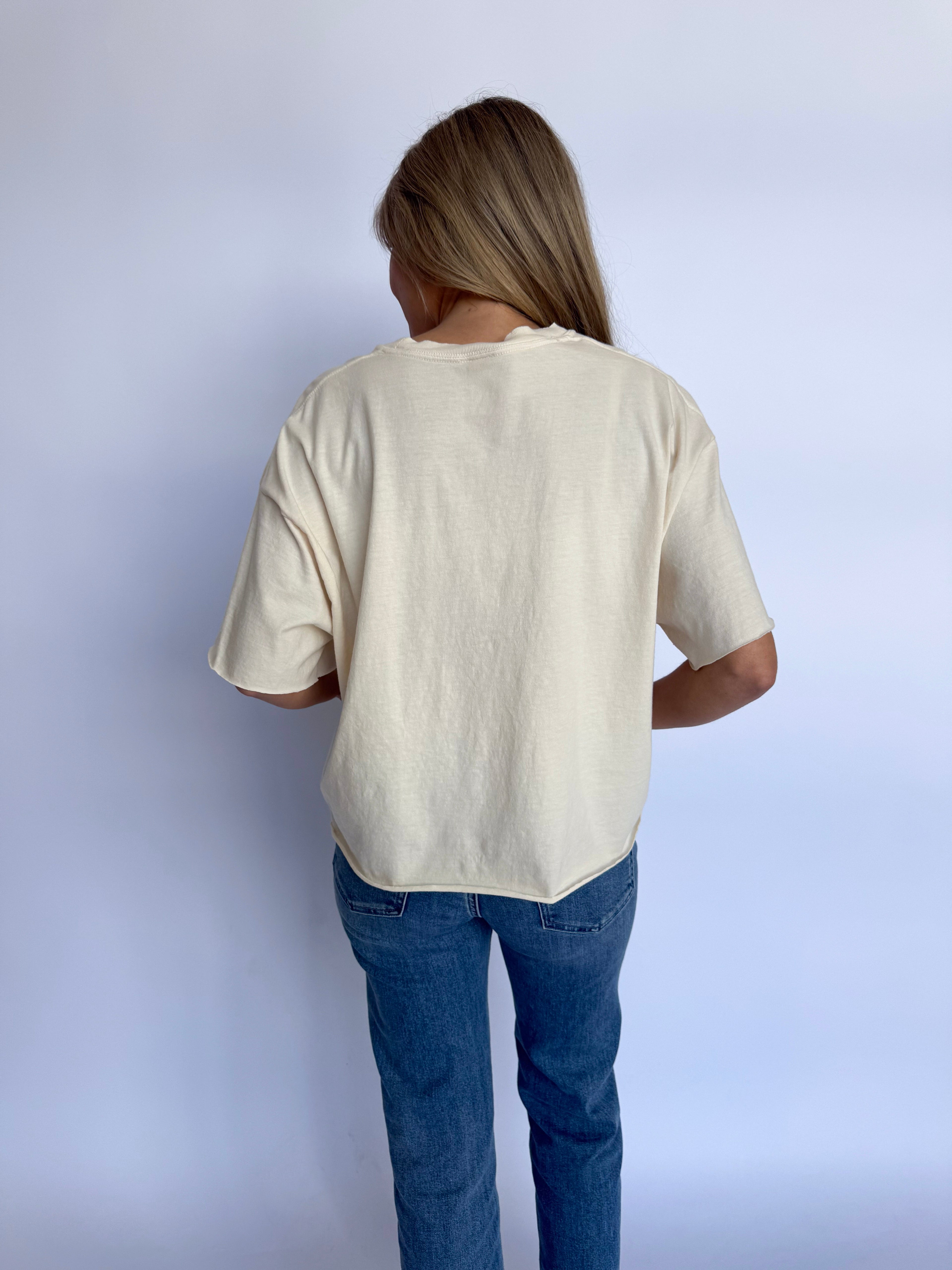 Arden America Vintage Graphic Cropped Tee