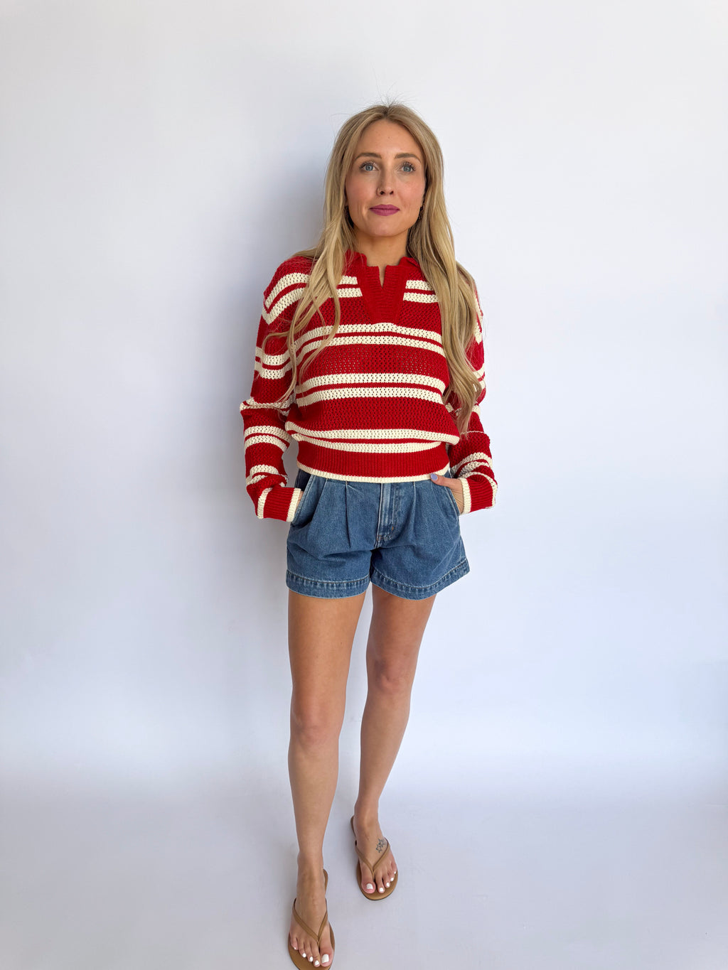 Caddie Collared Sweater