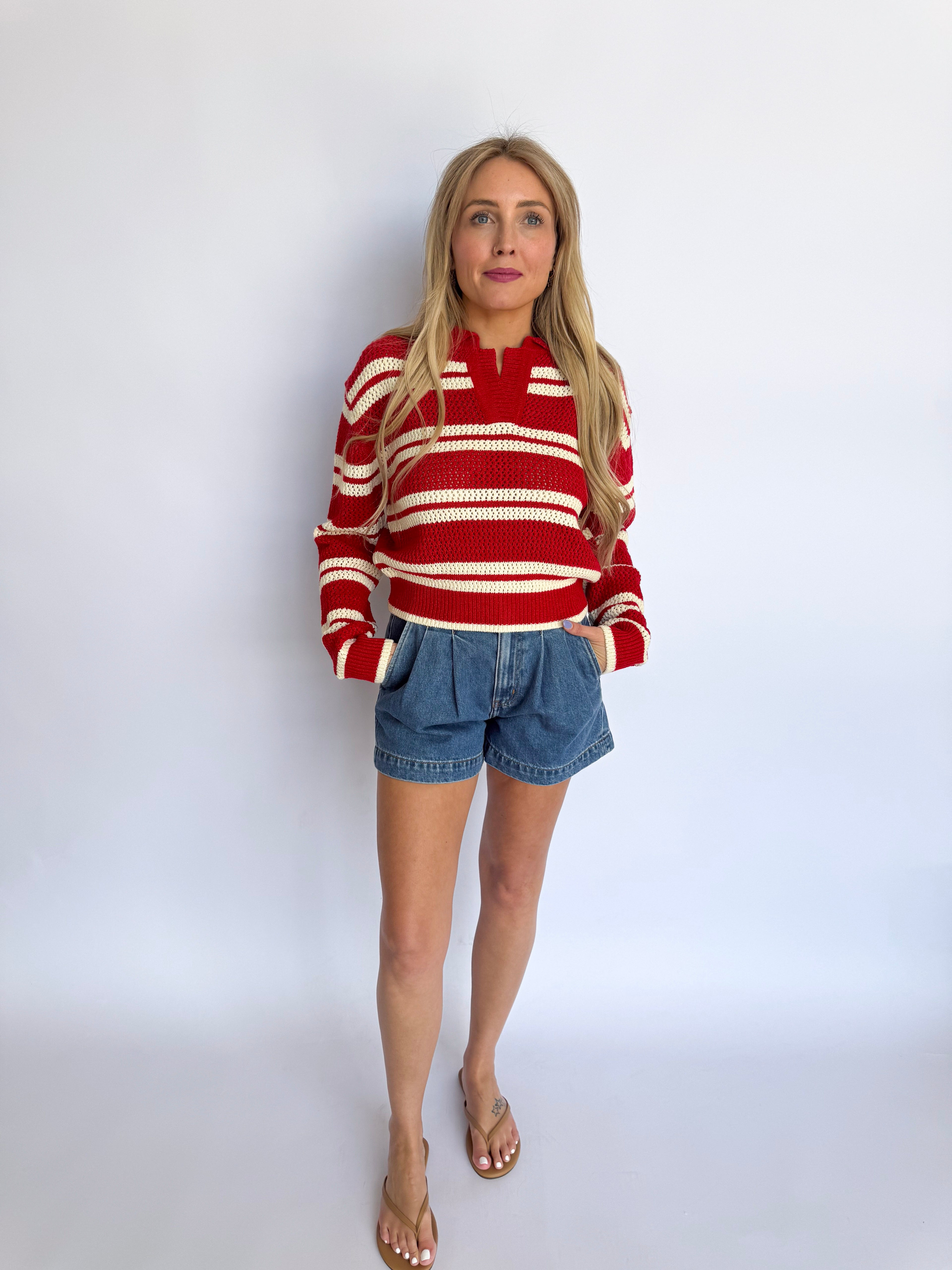 Caddie Collared Sweater