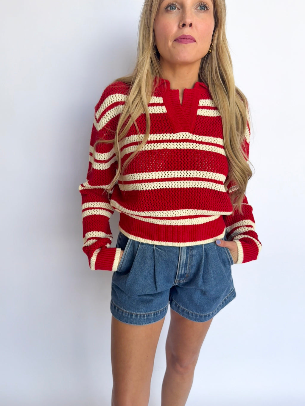 Caddie Collared Sweater
