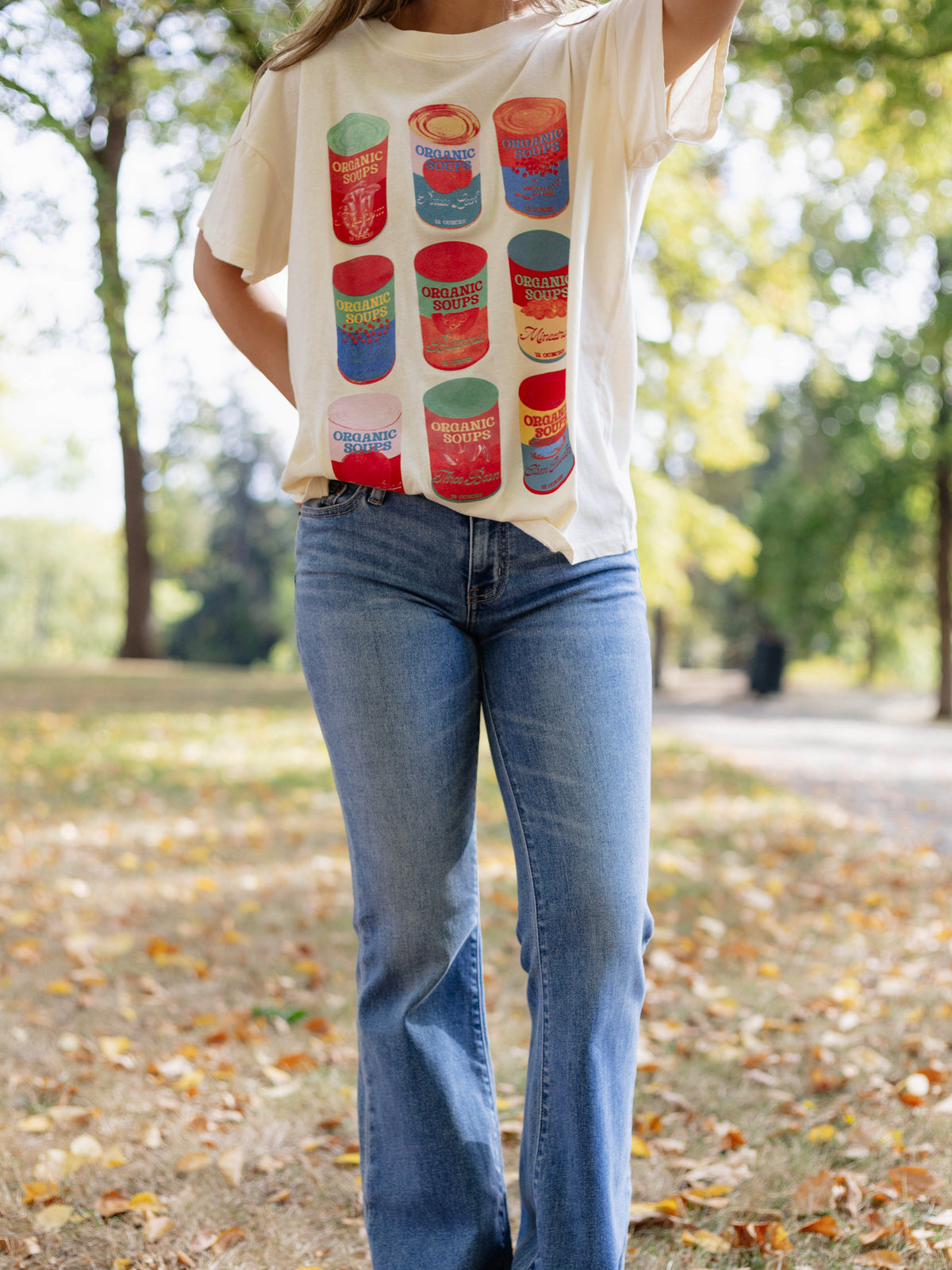 Eva Soup Cans Tee