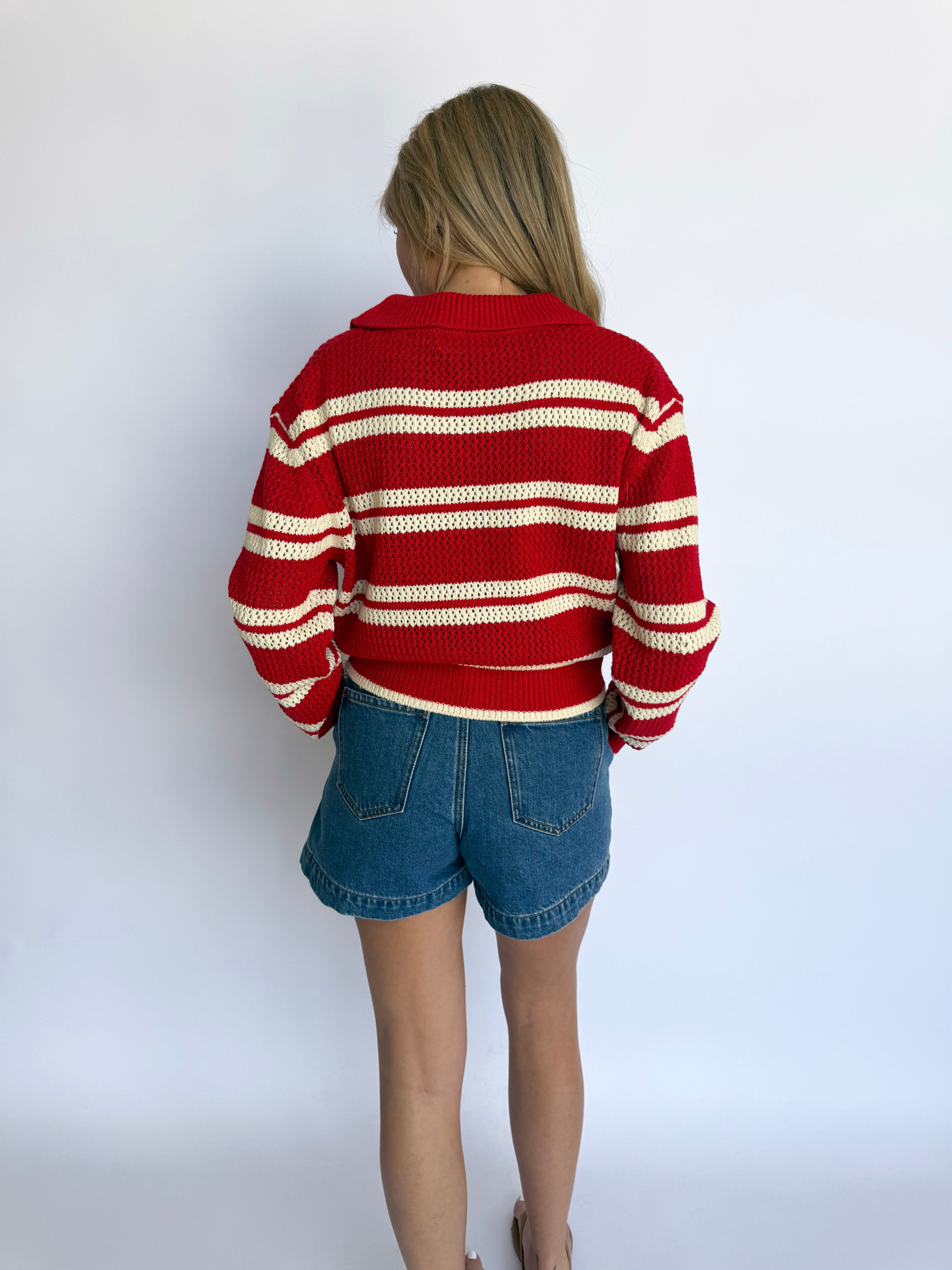 Caddie Collared Sweater
