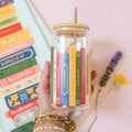 Books Glass Can Tumbler