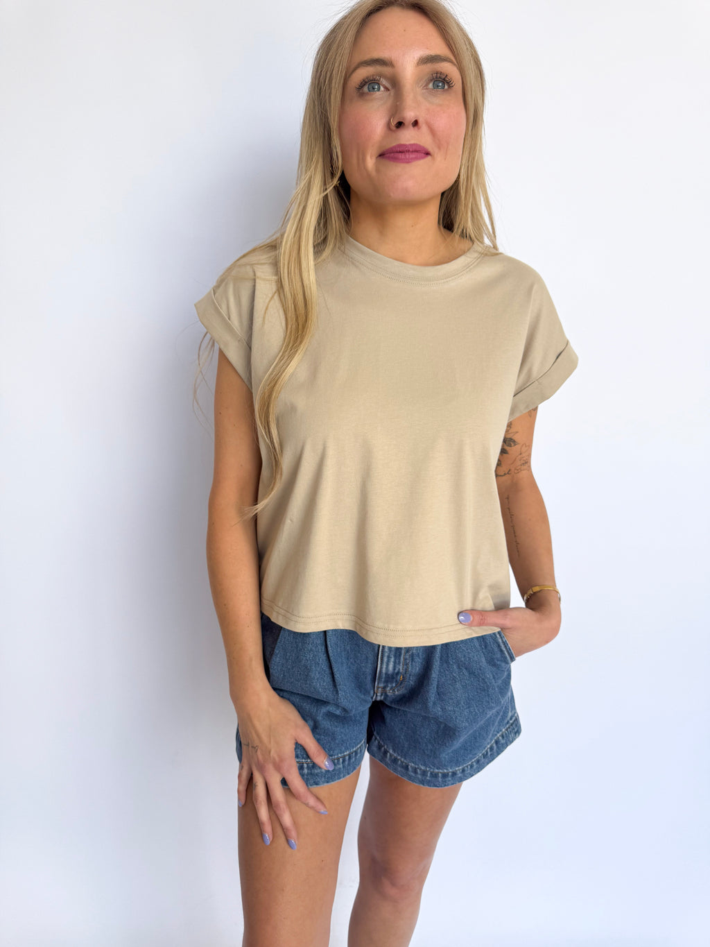 Mali Baby Tee in Mocha