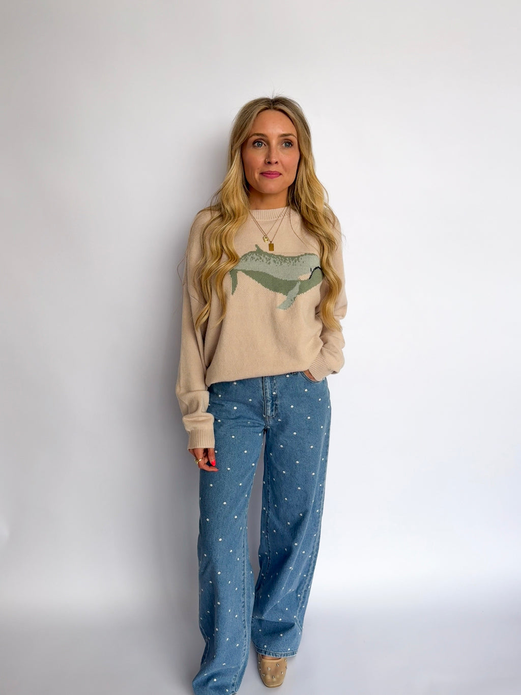 Delphine Whale Knit Sweater