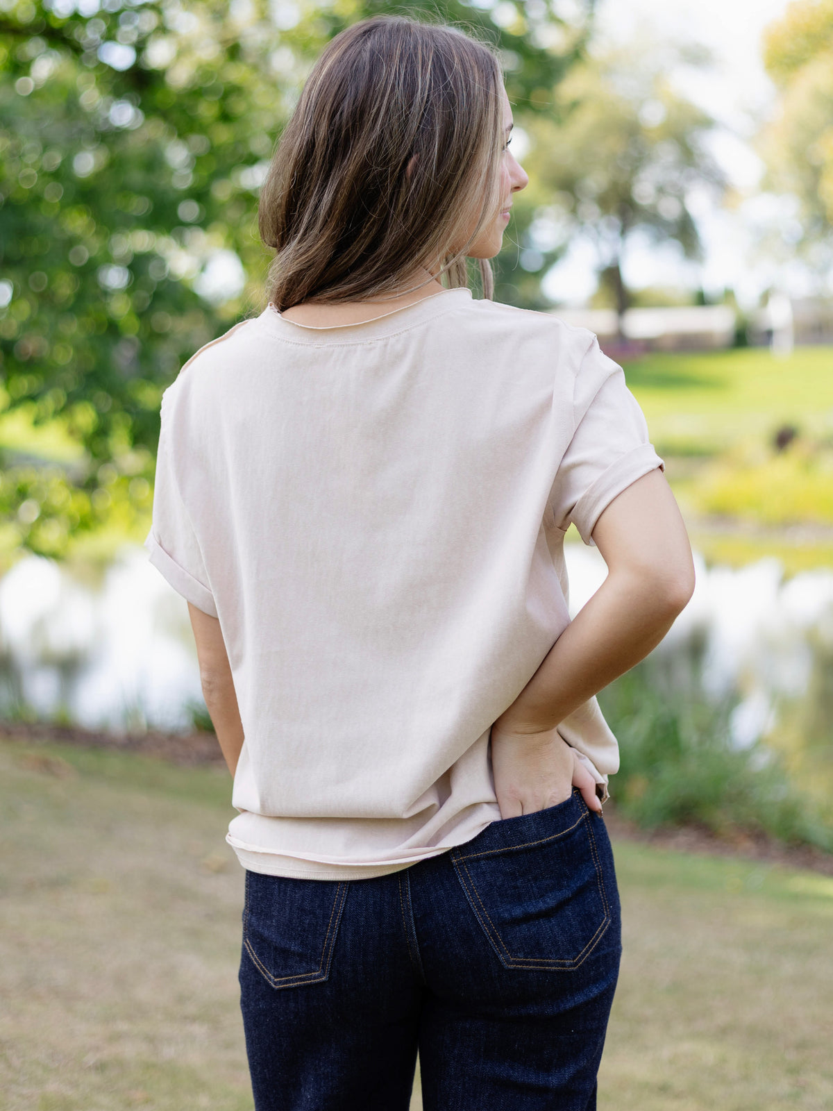 Mali Baby Tee in Oat