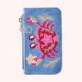 Velvet Card Holder - Seafaring Crab