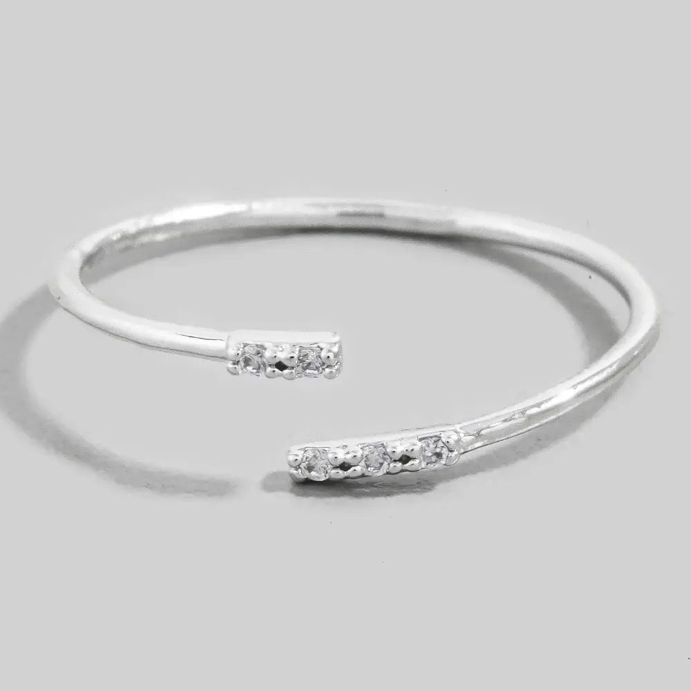 Emberly Open Wrap Ring in Silver