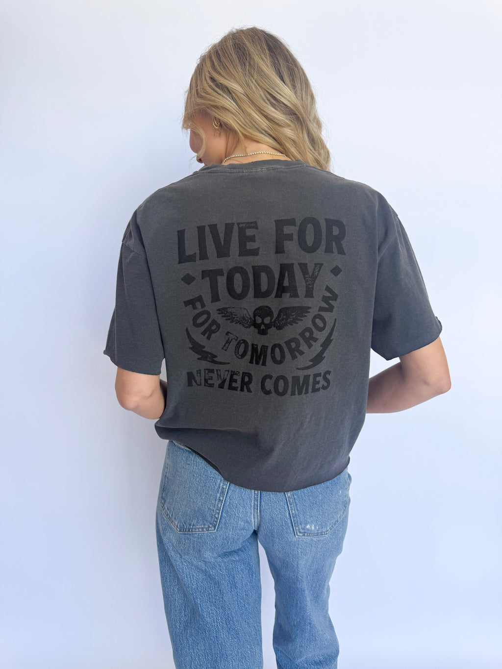 Jordan Live For Today Vintage Graphic Cropped Tee