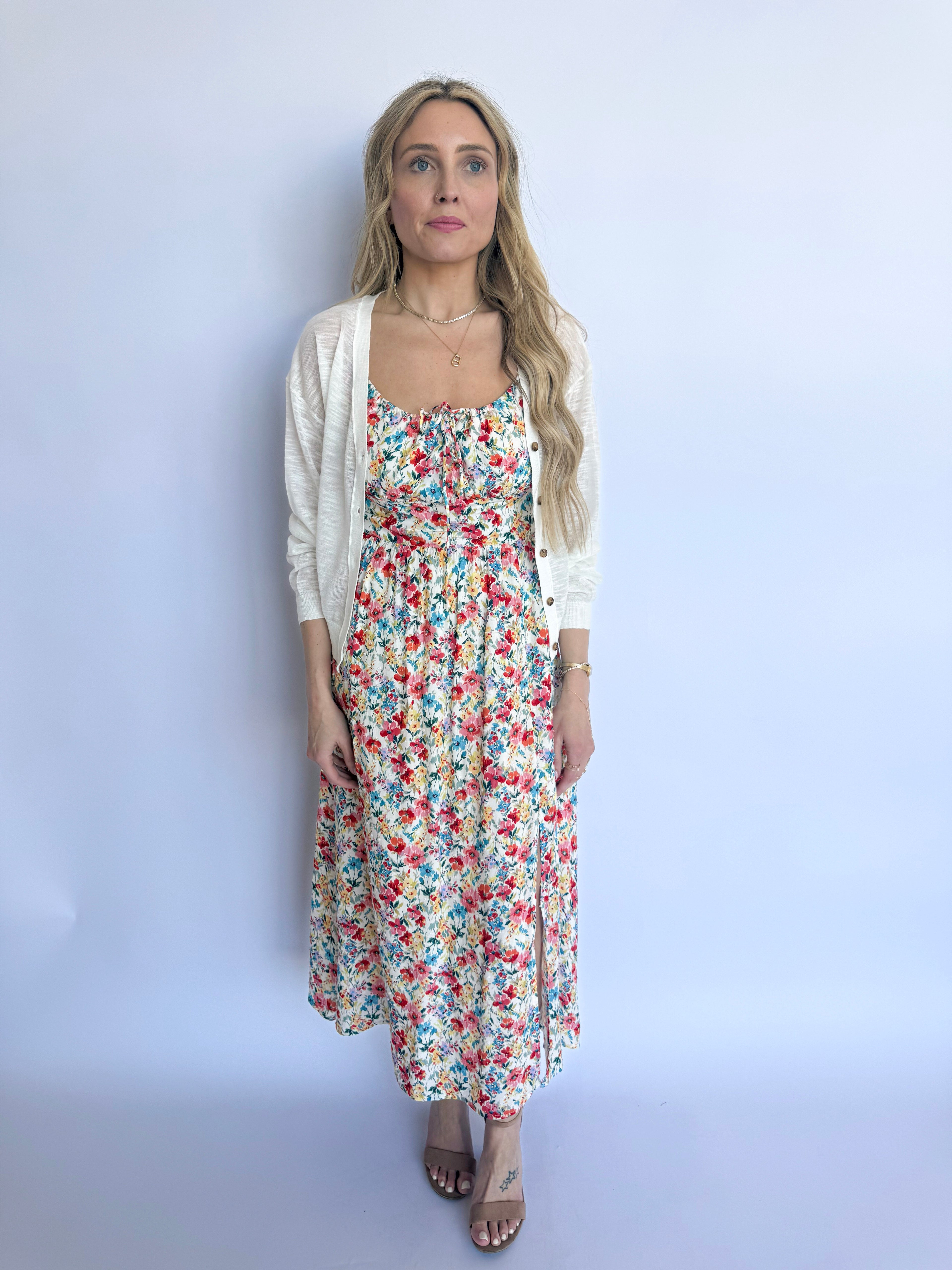 Evie Button Front Cardigan