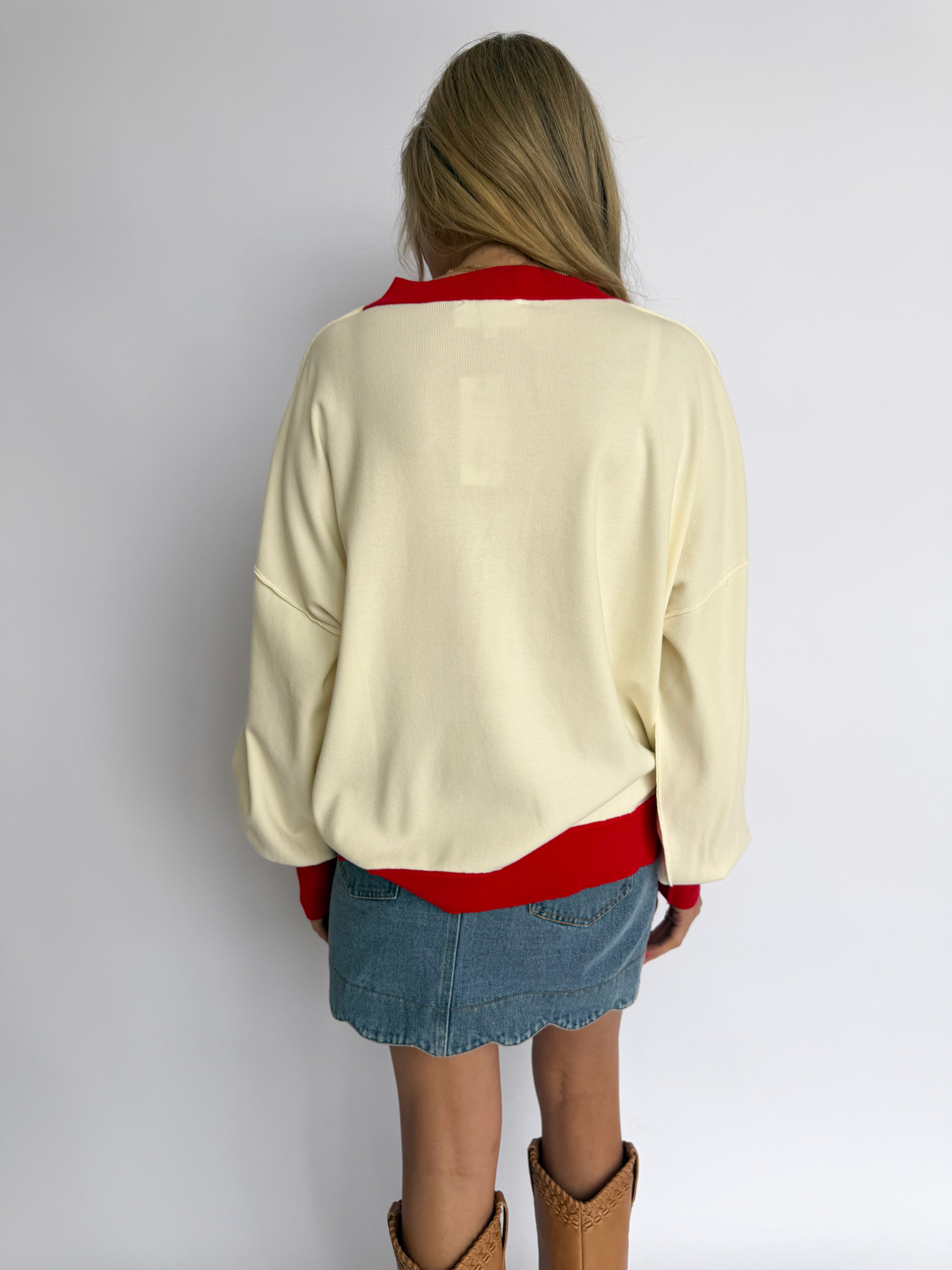 Calla American Flag Sweater