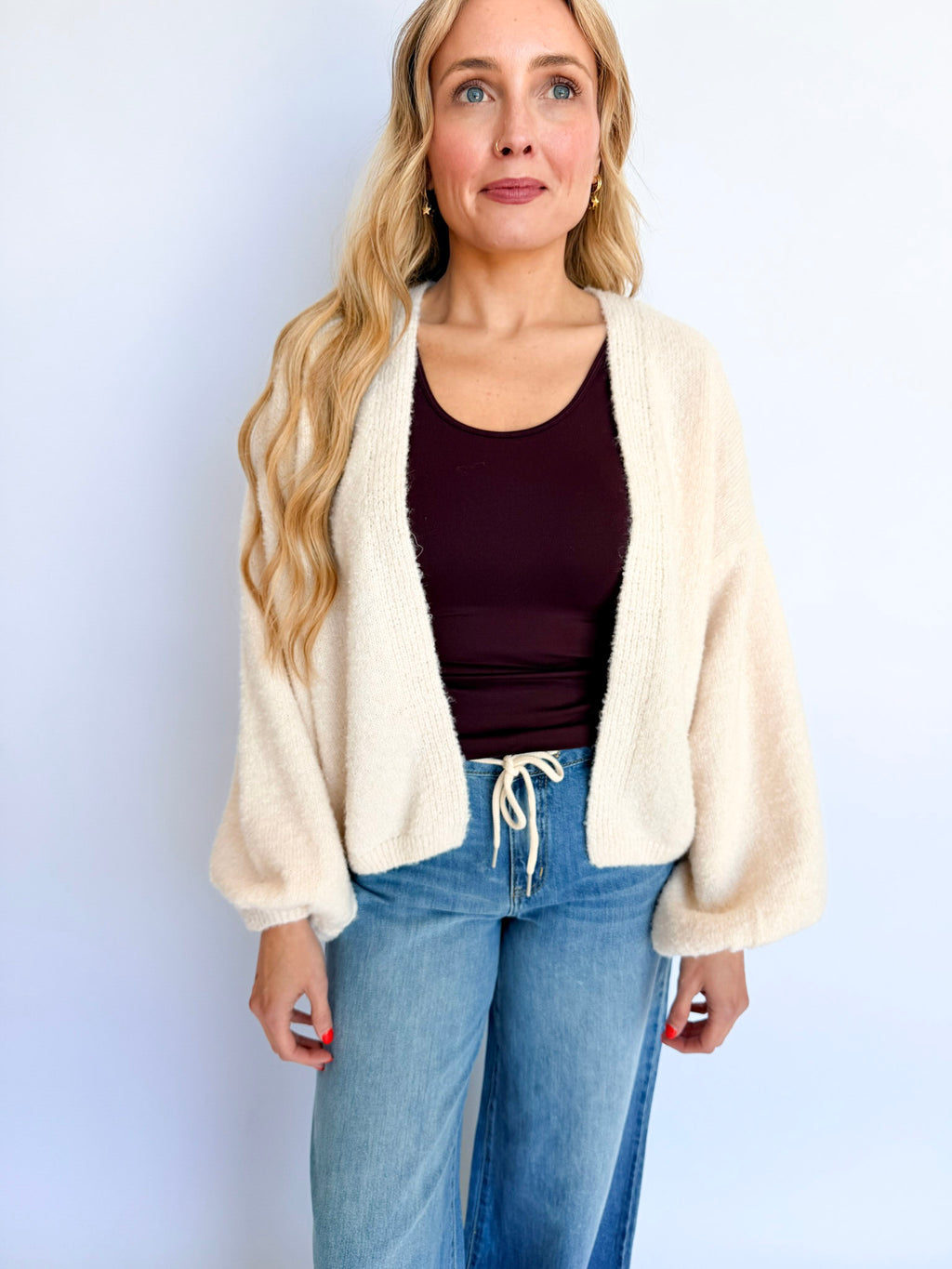 Marley Dolman Sleeve Sweater Cardigan
