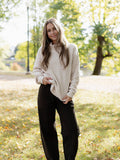 Natalia Chenille Sweater in Cream