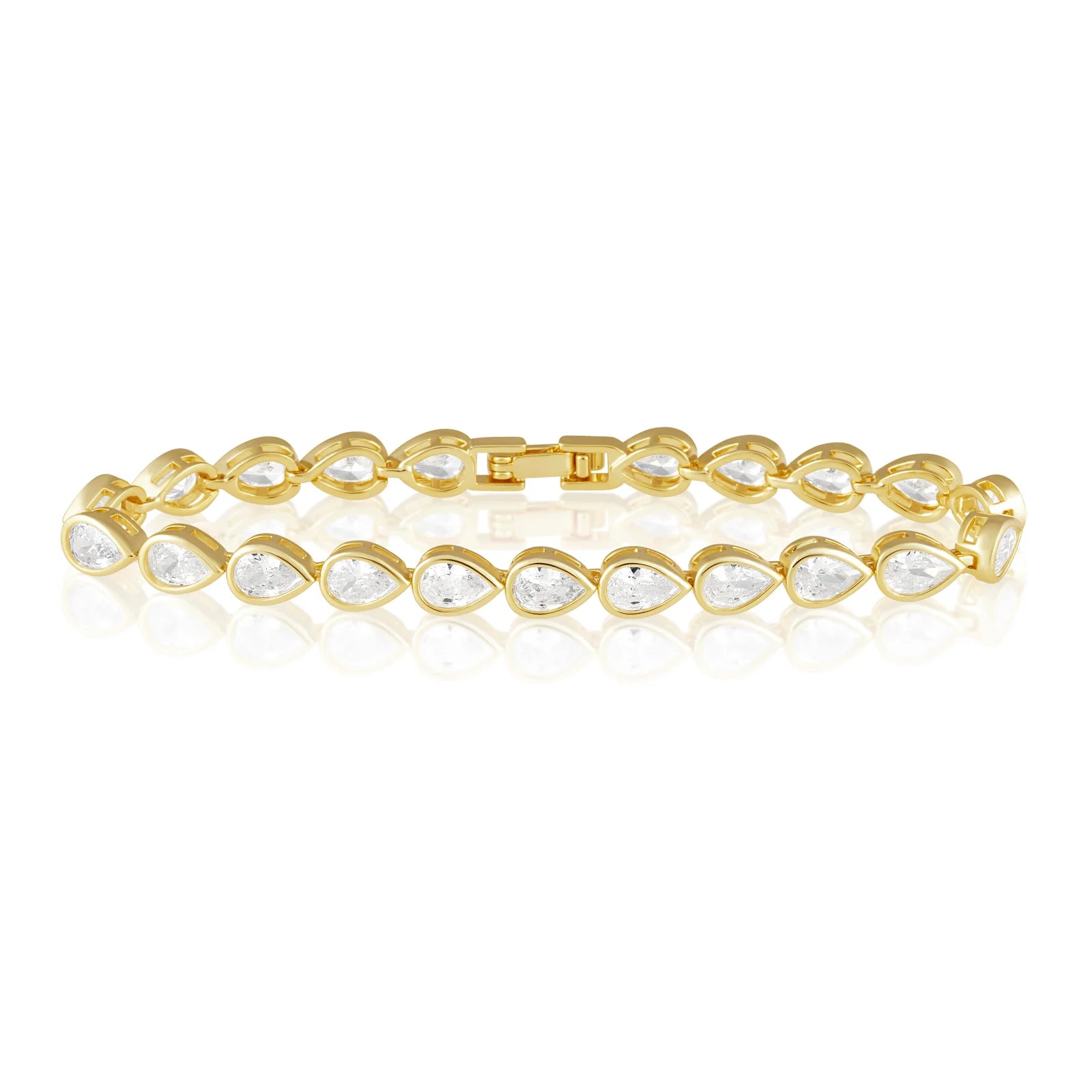Sahira Ines Raindrop Tennis Bracelet