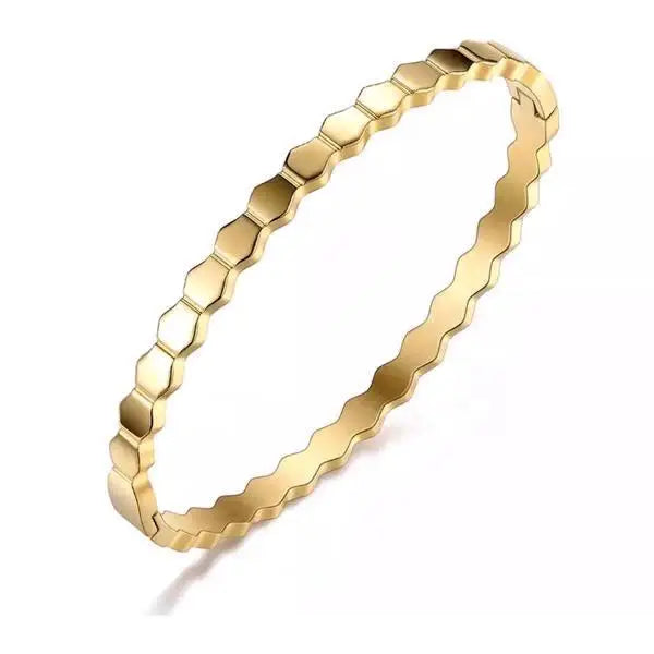 Sahira Honeycomb Bracelet in Silver