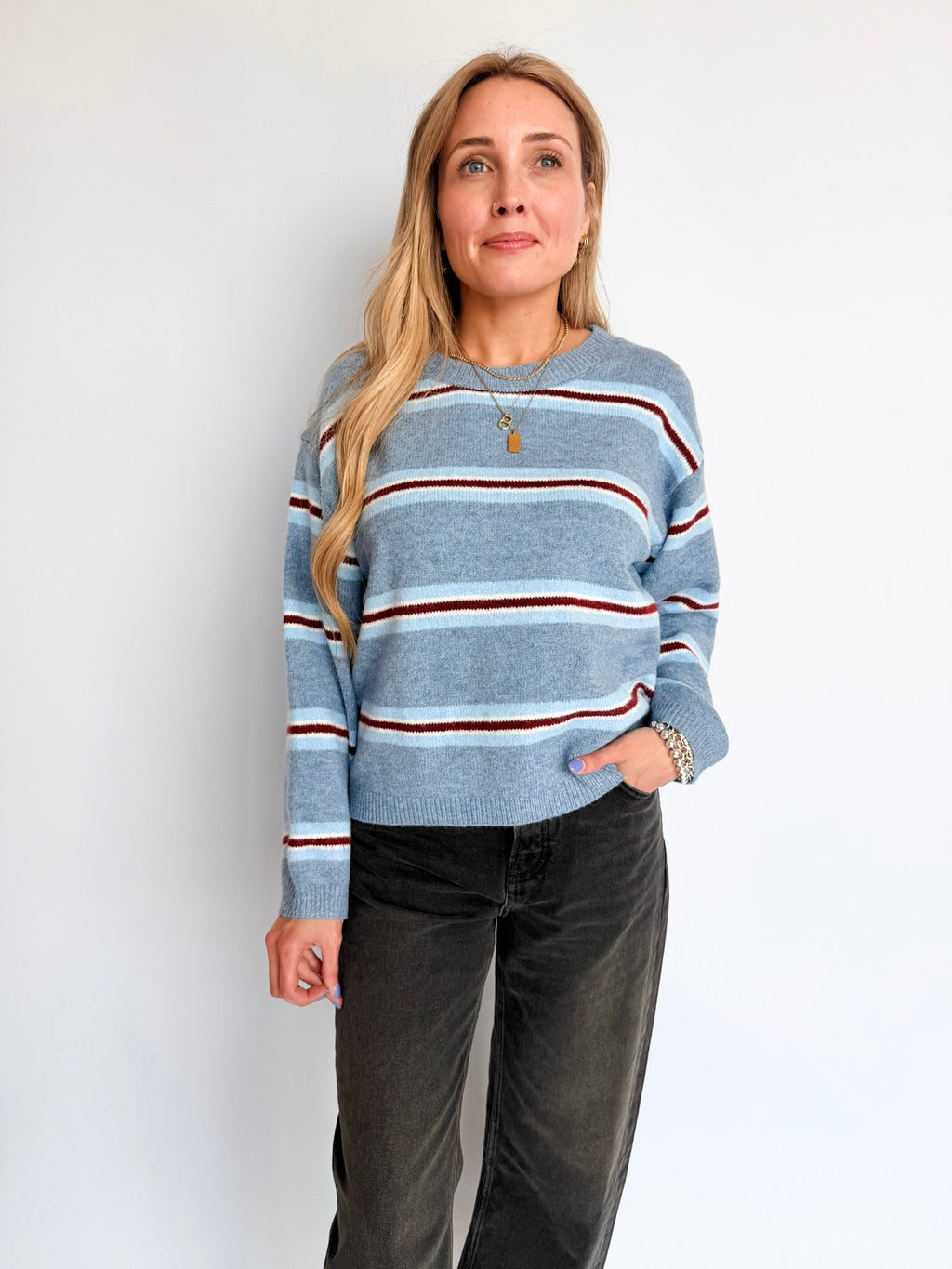 Hudson Stripe Sweater