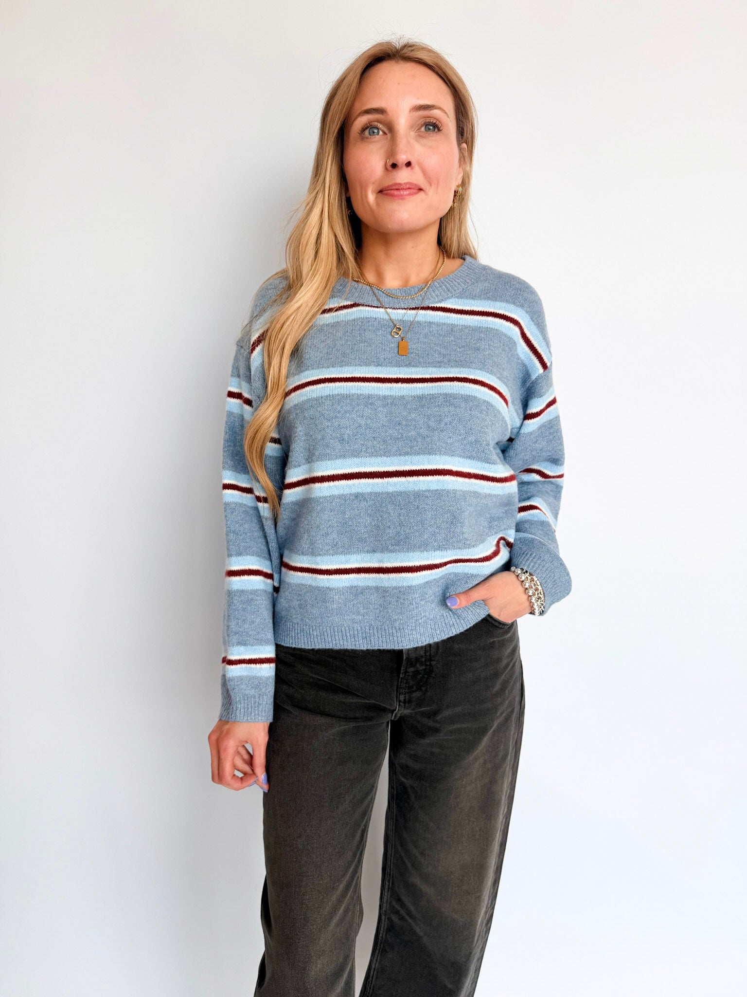 Hudson Stripe Sweater