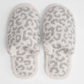 Lunelle Leopard Slippers in Grey