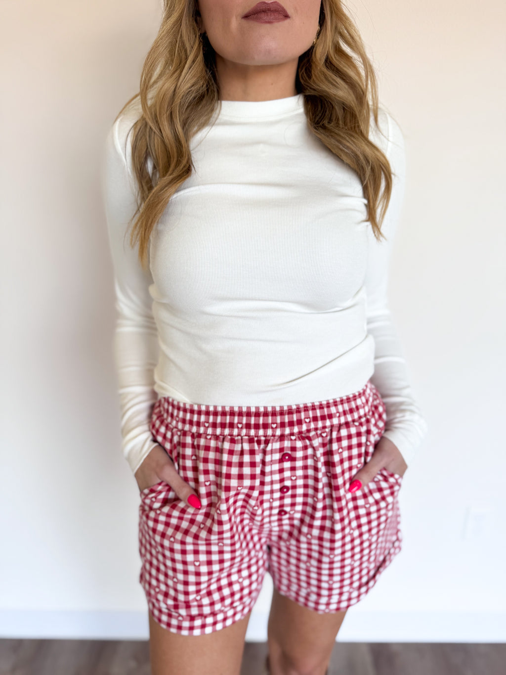 Daphne Ribbed LS Top in White