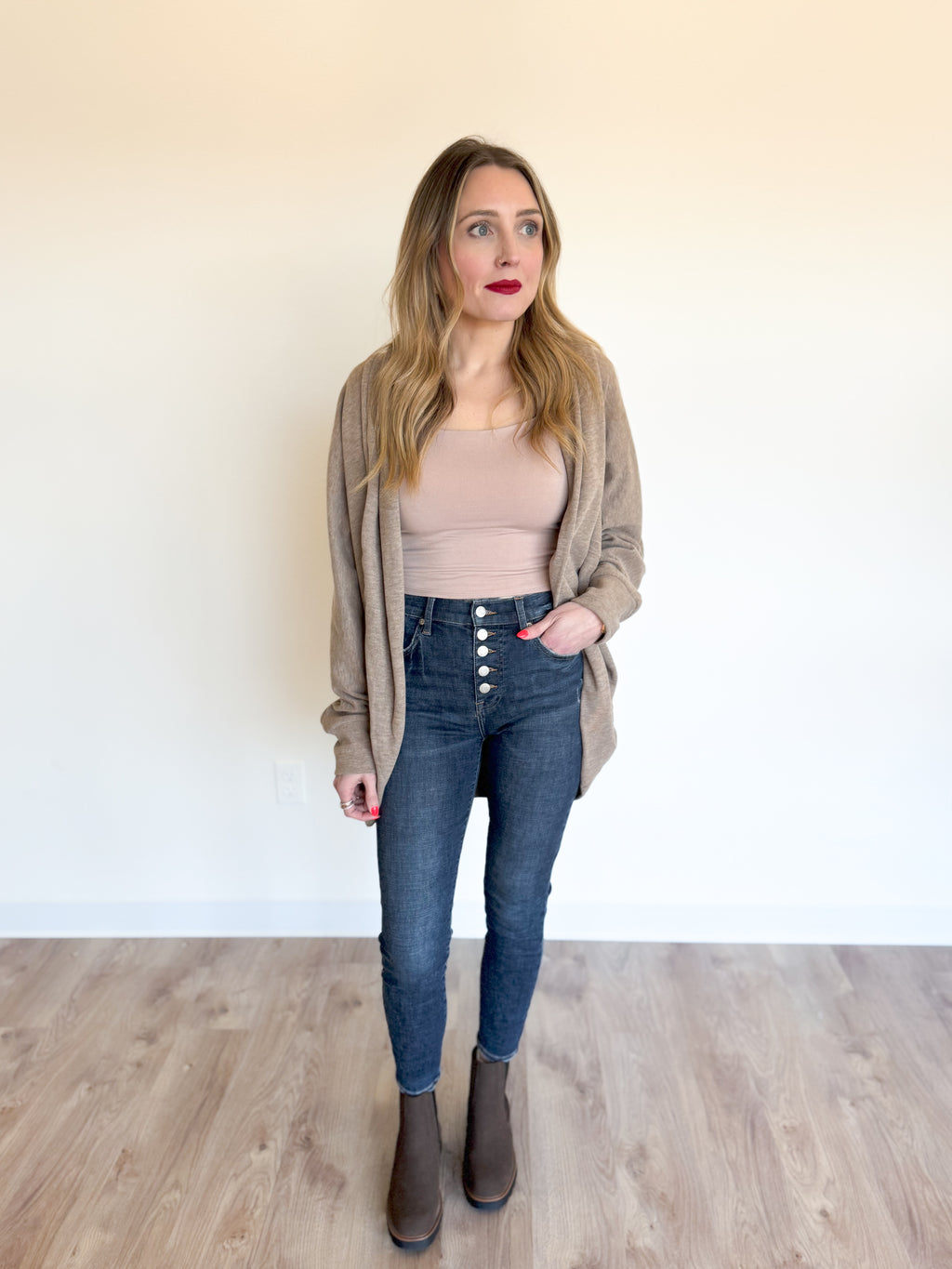 Lacey High Rise Dark Wash Jeans