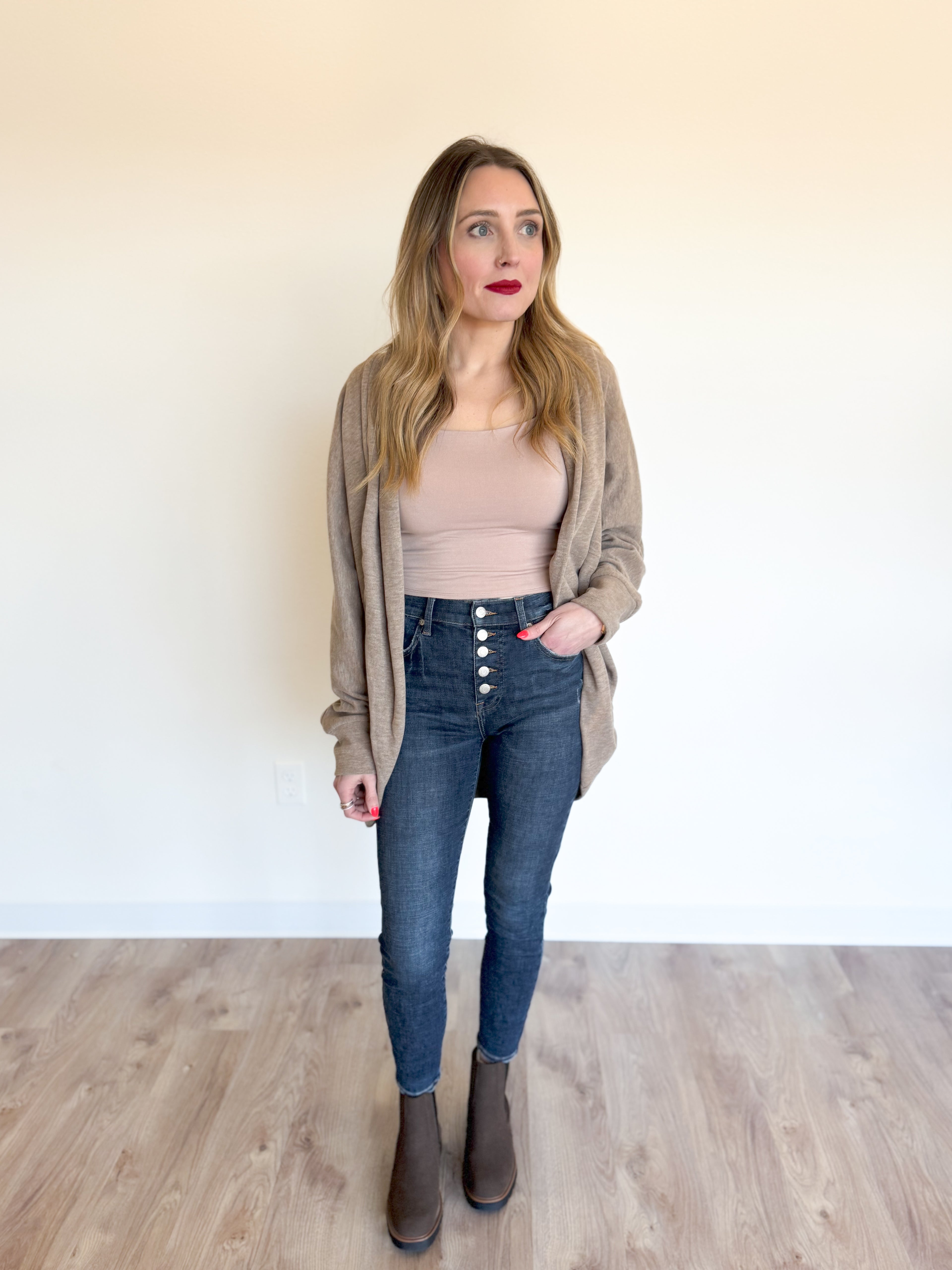 Lacey High Rise Dark Wash Jeans