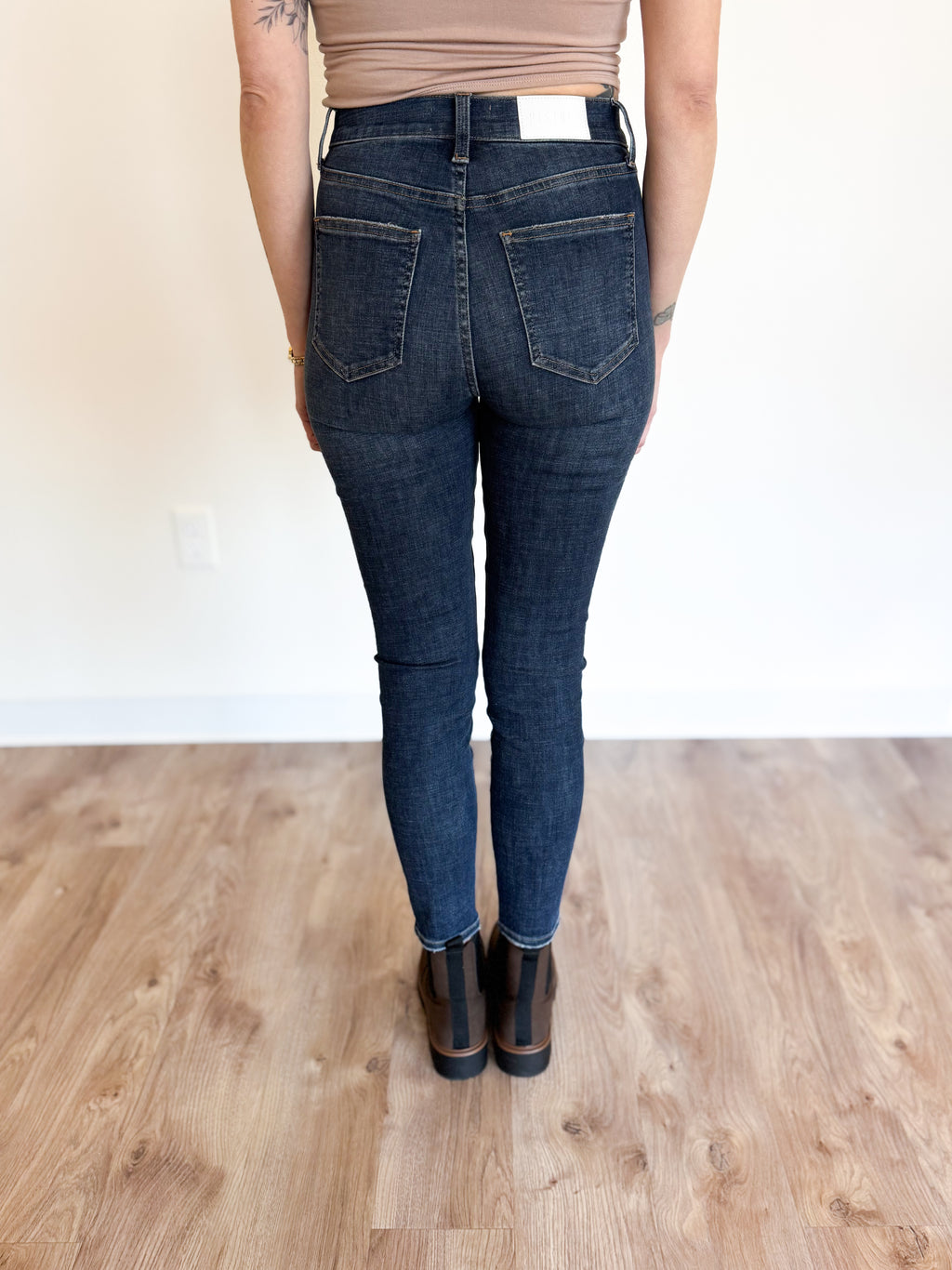 Lacey High Rise Dark Wash Jeans