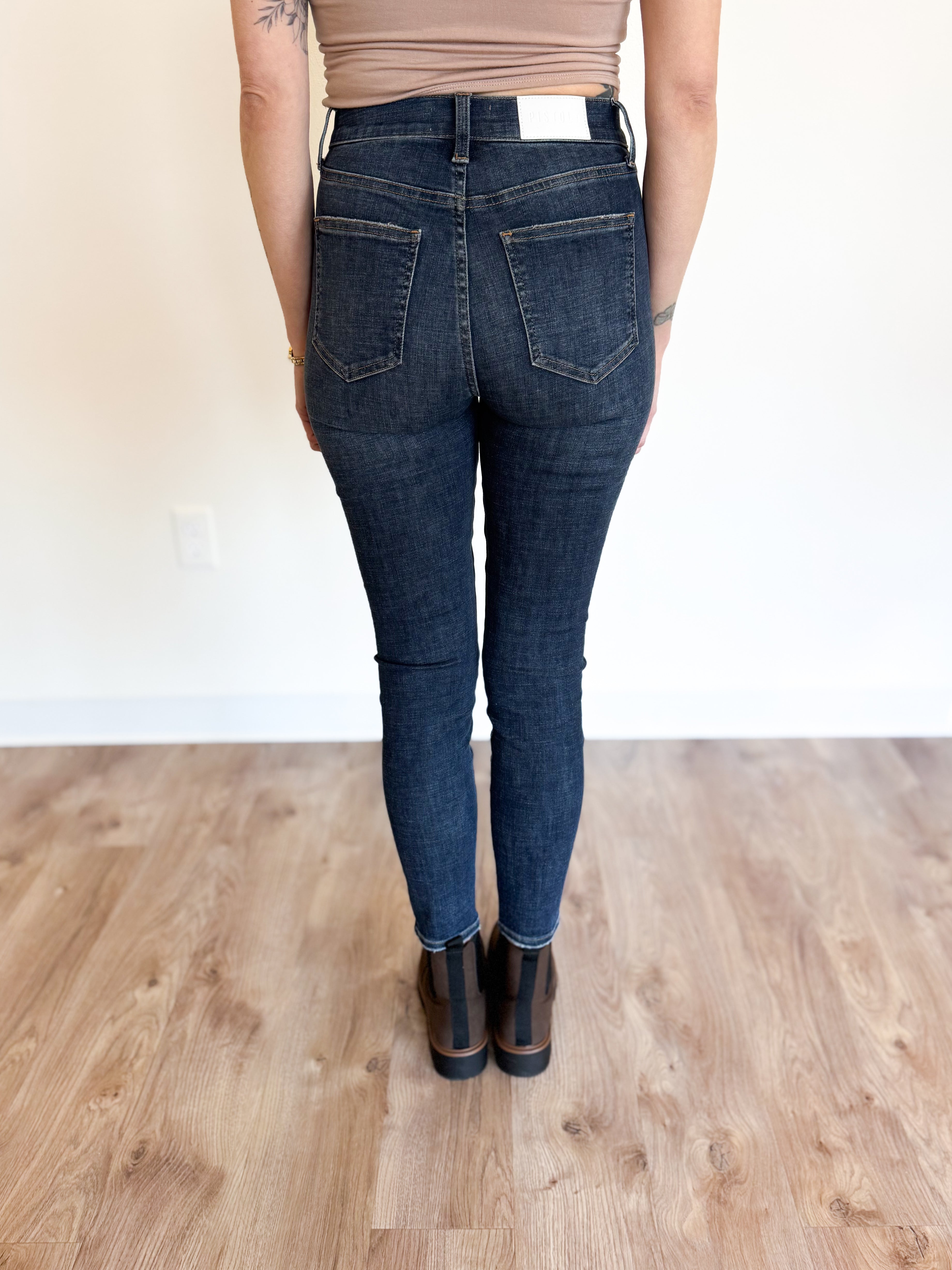 Lacey High Rise Dark Wash Jeans