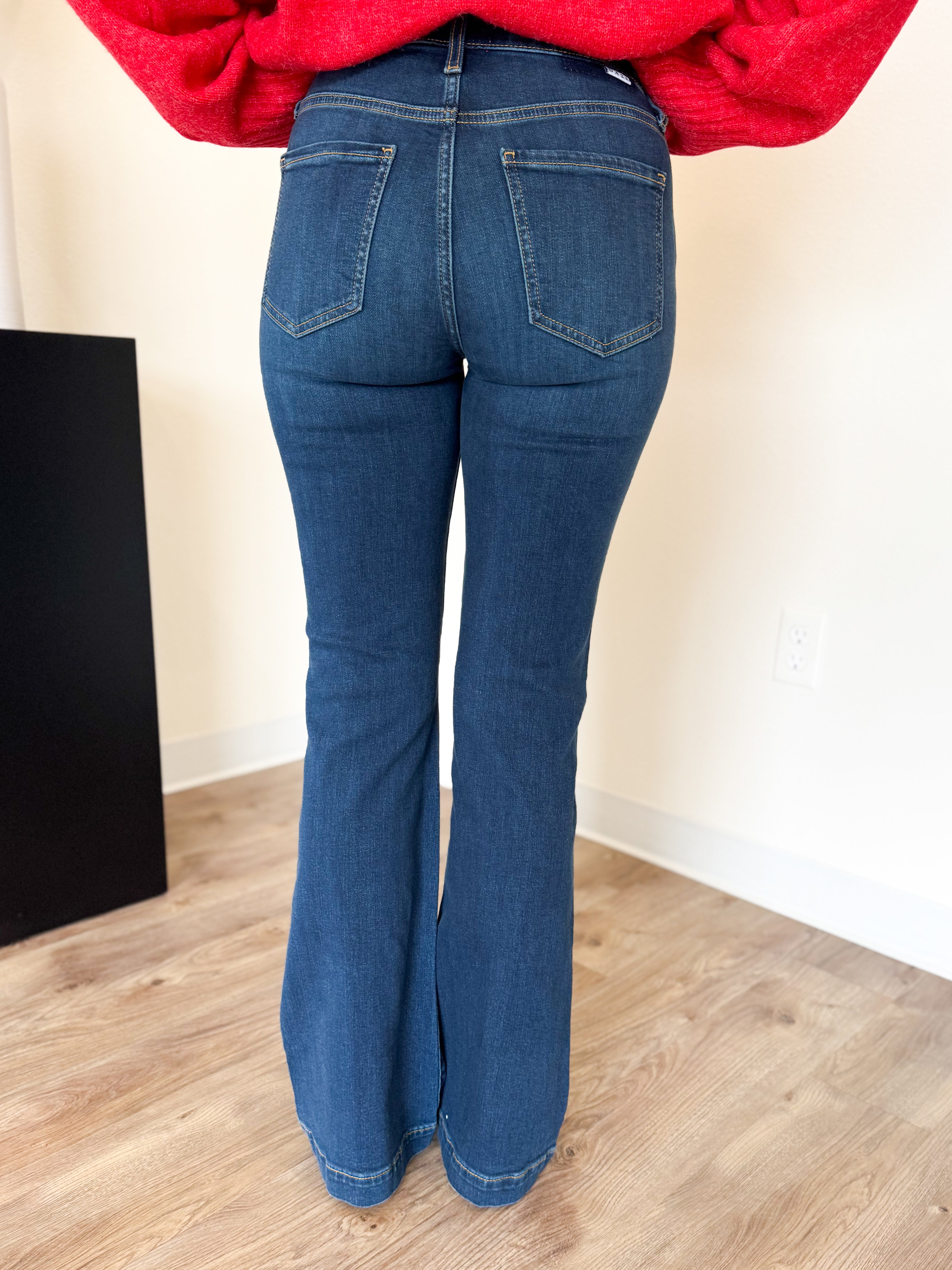 Scout Mid Rise Flare Jeans