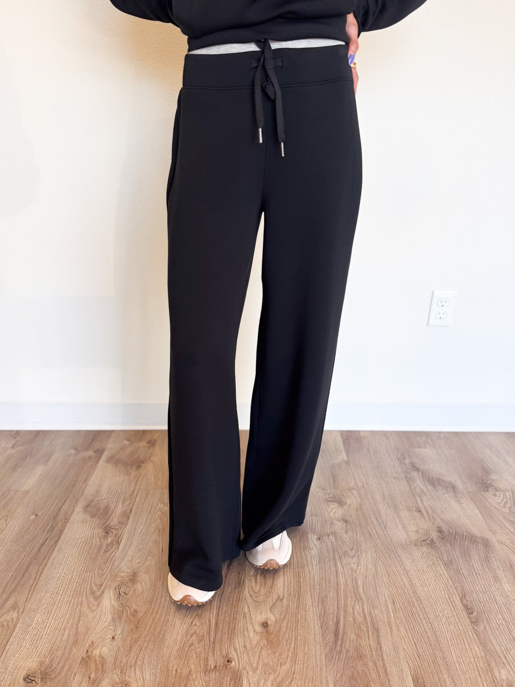 Spanx AirEssentials Wide Leg Pants in Black
