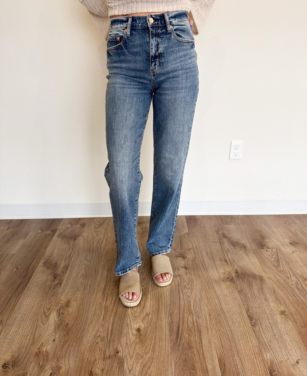 Loretta High Rise Vintage Straight Jeans