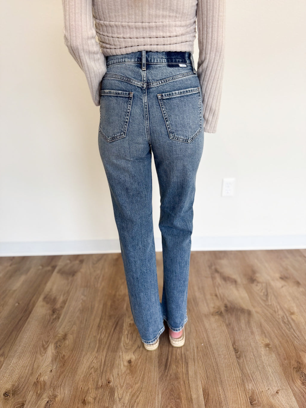 Loretta High Rise Vintage Straight Jeans