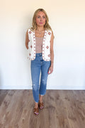 Kyleigh Embroidered Vest
