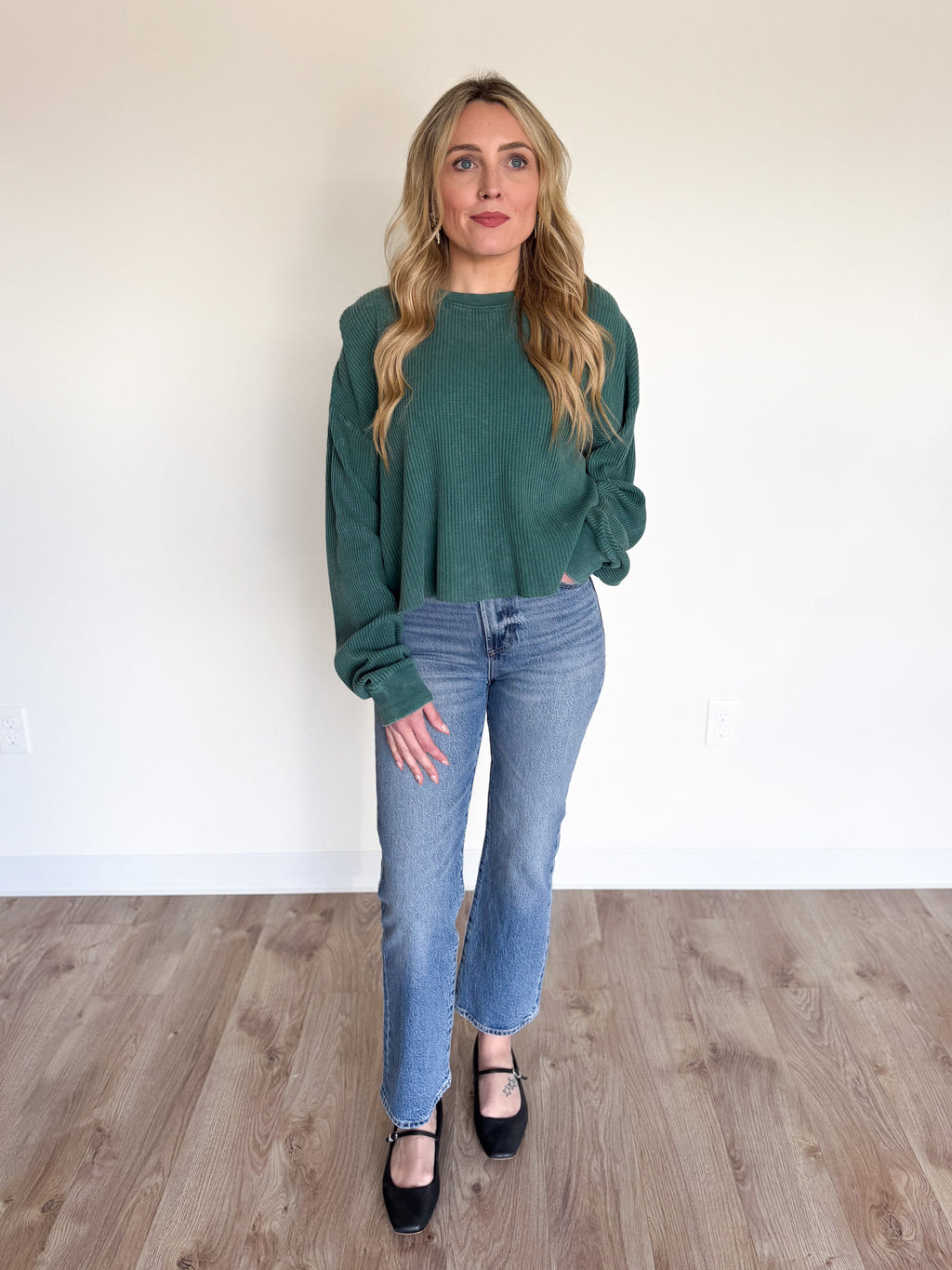 Ally High Rise Vintage Ankle Boot Jeans