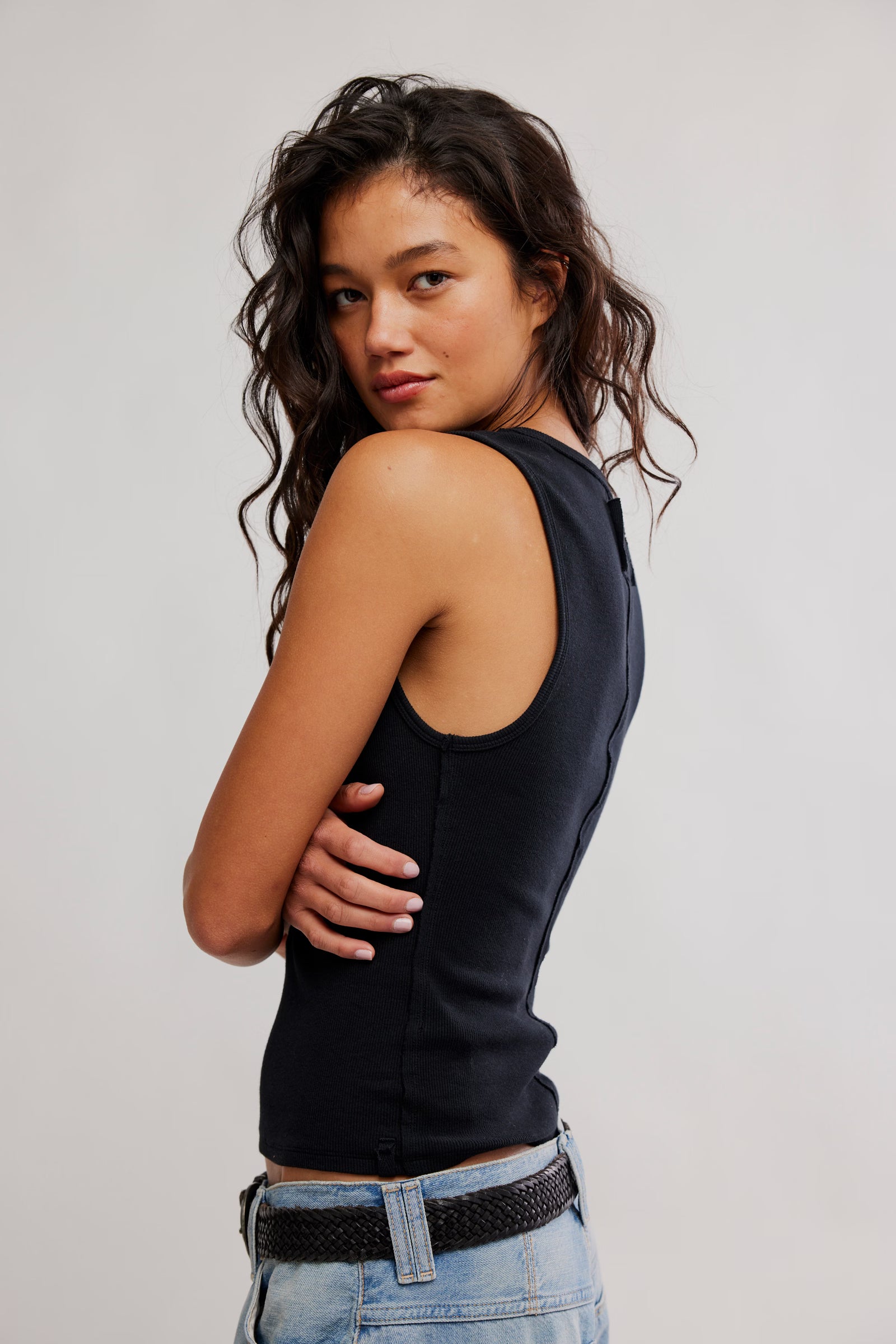 Jamie Henley Tank in Black