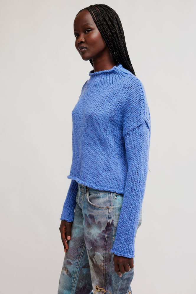 Opal Sweater in Peri Blue