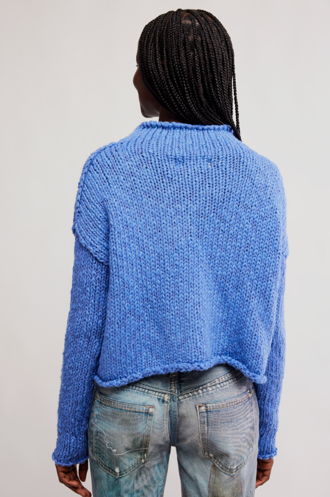 Opal Sweater in Peri Blue