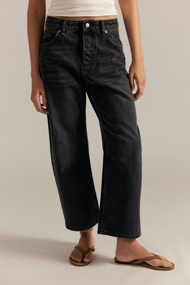 Deep Trance Dropped Boyfriend Jeans in Hypnosis