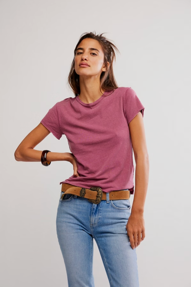 Nova Tee in Crushed Berry