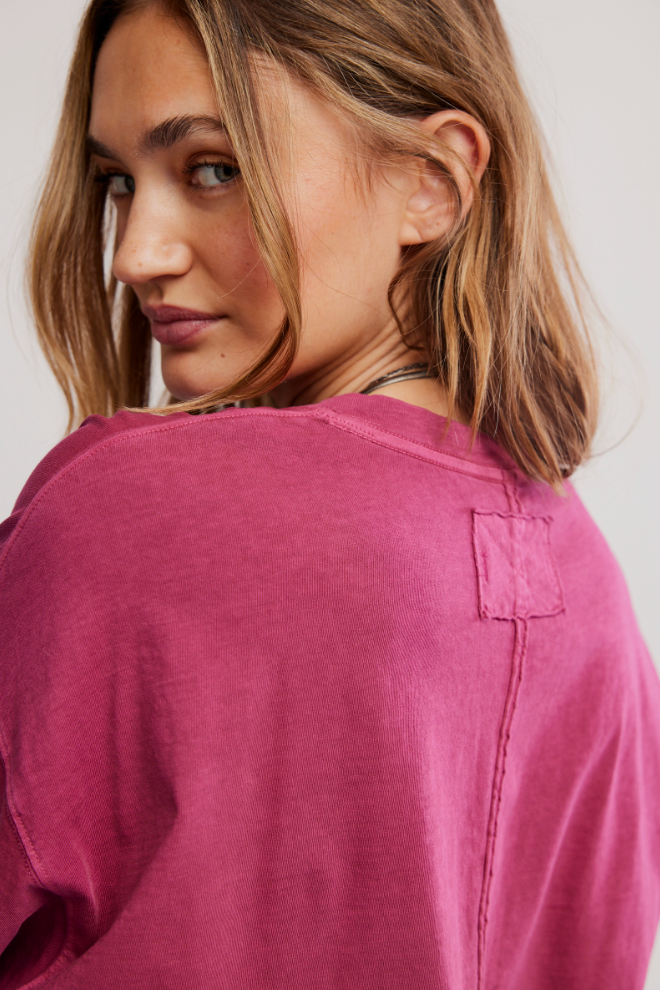 Perfect Oversized Tee in Glass Roses