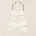 Sweater Bow - Ivory Chunky Knit