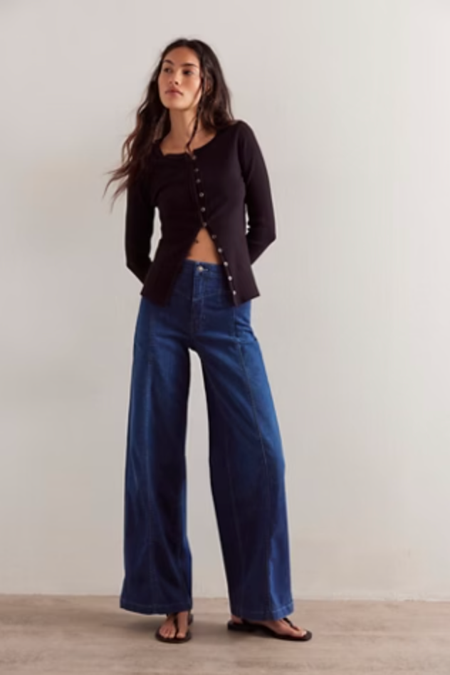 Libre Wide Leg Jeans - Lock and Key