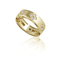 Sahira Fallon Clover Band Ring