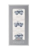Indigo Monster Trucks Cotton Swaddle