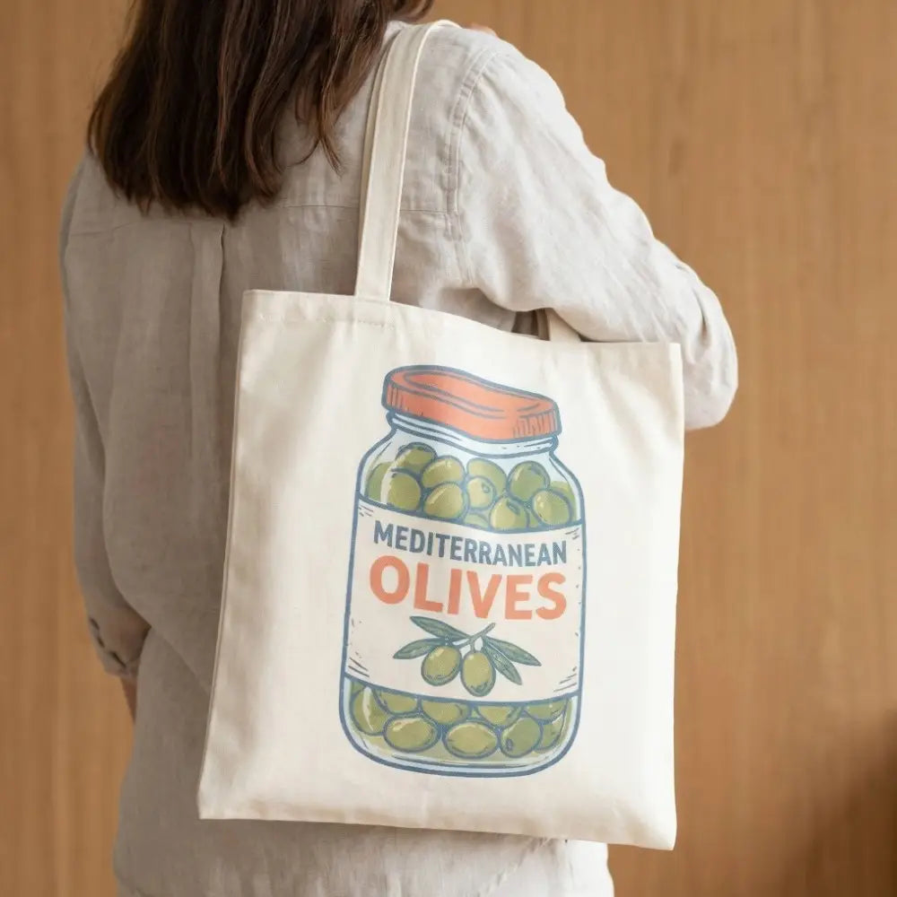 Blythe Tote Bag in Olives