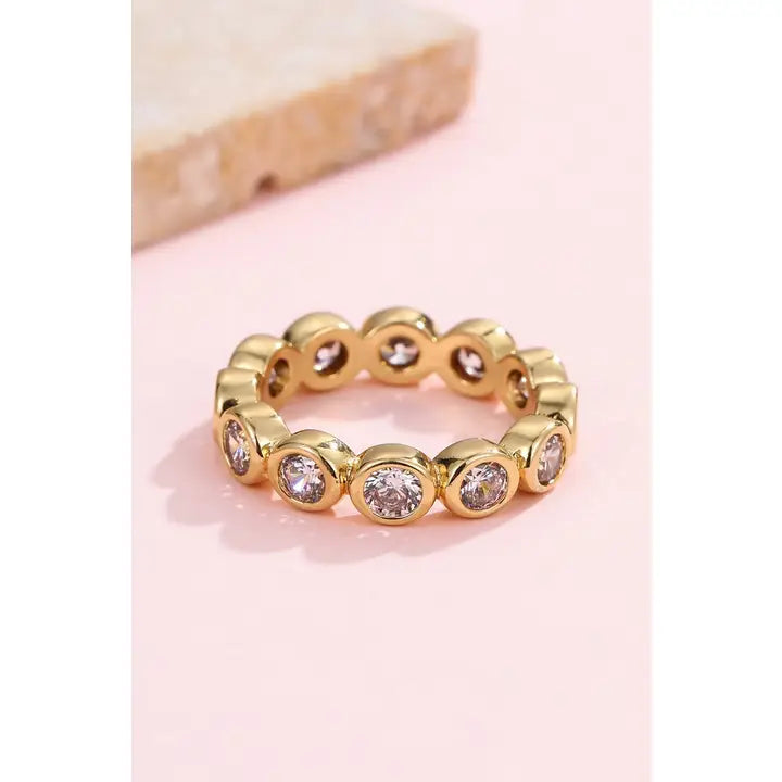 Rory Eternity Bezel Ring in Round