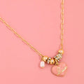 Riley Blush Marble Love Necklace