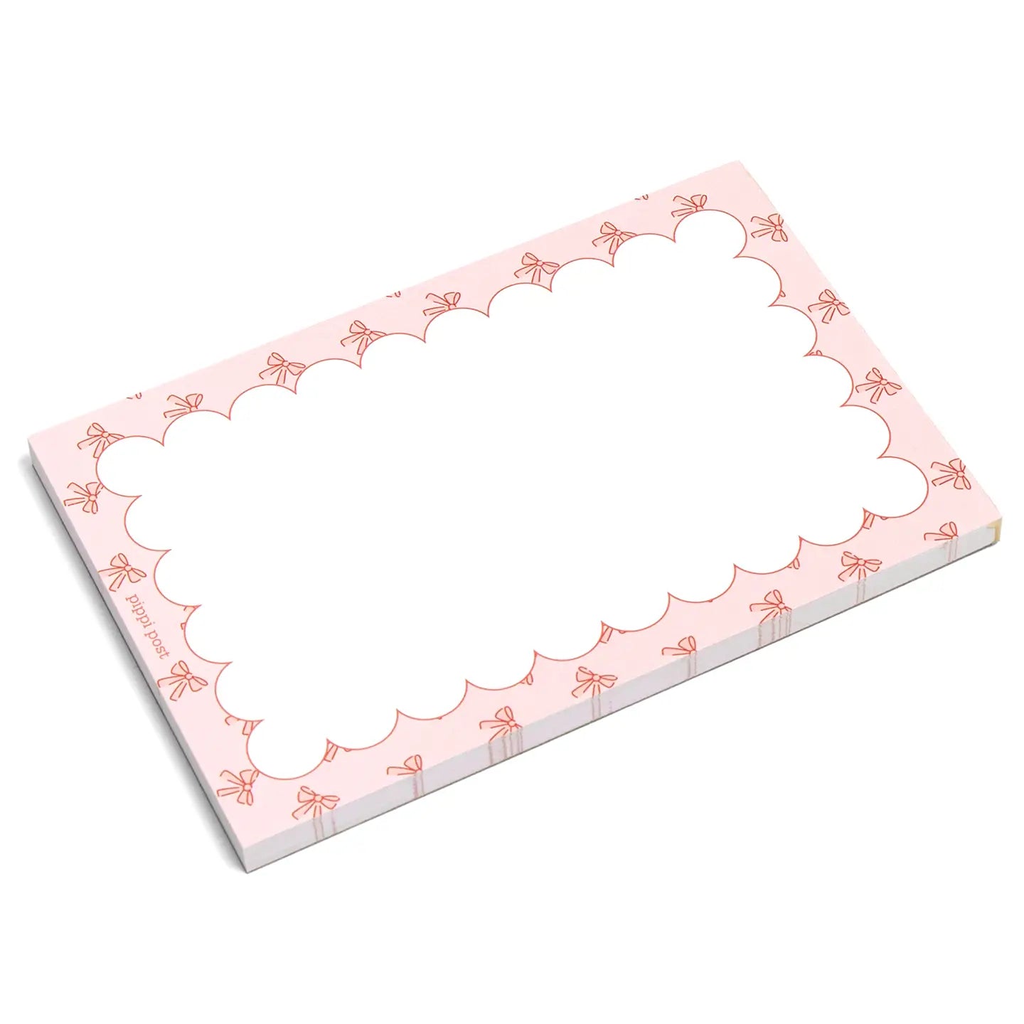 Pink Coquette Bows Notepad