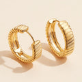 Alice Ribbed Huggies in Gold