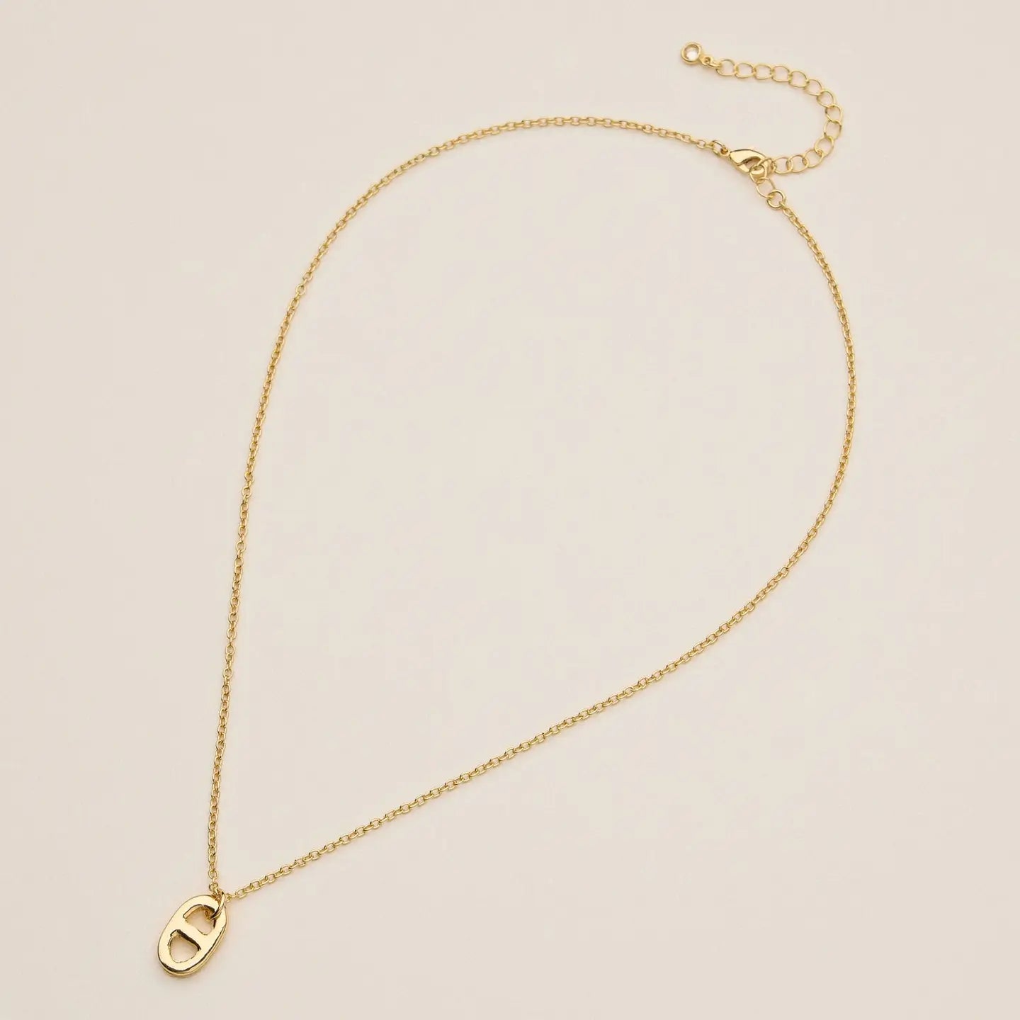 Emilia Soda Tab Necklace in Gold