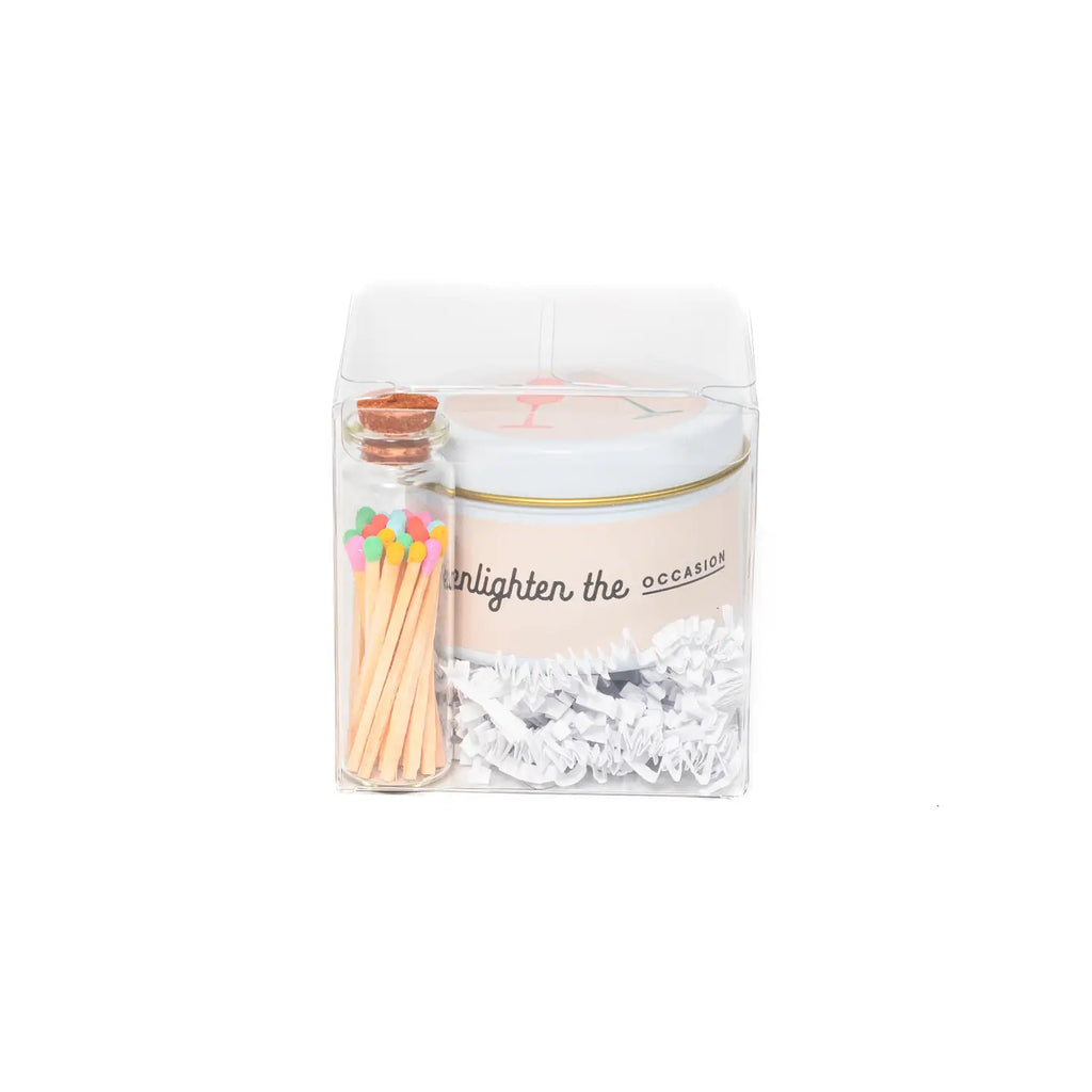 Scented Candle + Matches Set - Cheers